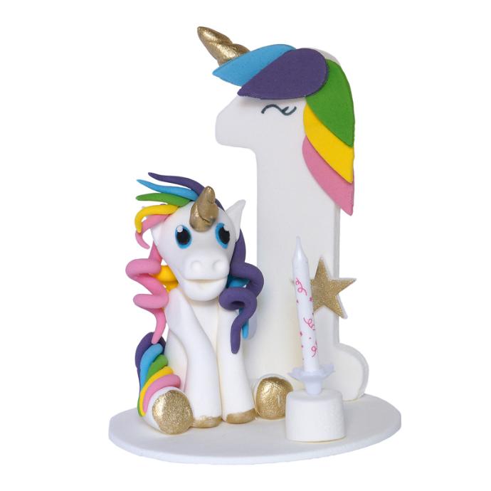 Licorne Chiffre Porte Bougie